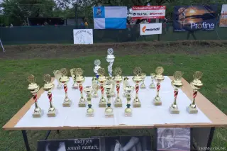 Poháry pro vítěze.Ale vyhráli jsme všichni.